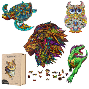 <span class=keywords><strong>Mariposa</strong></span> Animales Juguetes Caja de madera Jugar <span class=keywords><strong>Juegos</strong></span> para niños 3D <span class=keywords><strong>Mariposa</strong></span> de madera Rompecabezas - Product Image 2