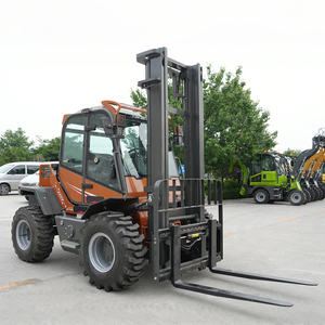 Montacargas Todoterreno 4x4 de Alta Calidad, 3.5 Toneladas, Elevación Hidráulica, Montacargas Todoterreno Lateral de Diésel para Montaña en Venta - Product Image 1