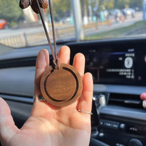 Difusor de Aroma de Madera Maciza con Logotipo Personalizado, Diseño de Árbol Colgante, Ambientador de Papel con Fragancia de Aceites Esenciales, Universal para Automóviles - Product Image 3