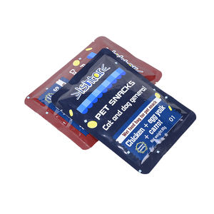 Beyaz etiket özel etiket kedi köpek ıslak gıda davranır Premium kalite evcil hayvan yemeği köpekler Canines iç<span class=keywords><strong>in</strong></span> el işi üreticileri tarafından - Product Image 5