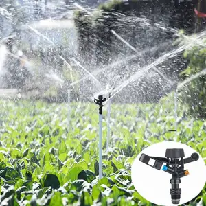 Rociador de césped automático para patio giratorio de 360 grados vórtice rociador de jardín ajustable pistola de lluvia sistema de riego agrícola