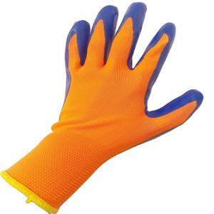 Guante de trabajo de nailon recubierto de nitrilo impermeable antiaceite Guante de <span class=keywords><strong>maquinista</strong></span> de seguridad aislante para construcción Desgaste en movimiento Gans antideslizante - Product Image 4