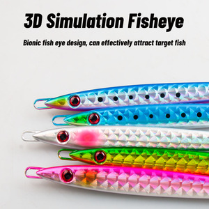 Señuelo de pesca de fondo de 120g para jigging, cebo para pesca en el mar de macarela, pulpo y pargo rojo, de hundimiento rápido y que brilla en la oscuridad - Product Image 3