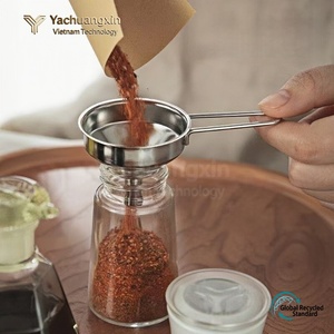 Entonnoir en acier inoxydable avec poignée pour la cuisine et le camping, 1 pièce - Product Image 2