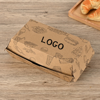 Boîte à emporter biodégradable en bagasse pour repas rapides, boîte à lunch, boîte à hamburger jetable en canne à sucre