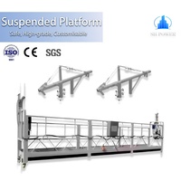 Plataforma de Limpieza de Ventanas ZLP800 ZLP1000, Plataforma Suspendida, Andamio Suspendido, Reparación de Paredes Exteriores de Hoteles
