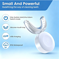 Kit de Blanqueamiento Dental LED con Carga USB MANYA, con Plumas Blanqueadoras, Tiempo de Blanqueamiento de 15 Minutos, Material de Silicona