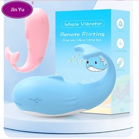 Vibrateur télécommandé Pippi Whale de deuxième génération à 9 vitesses pour femmes, massage de masturbation, 50 décibels, étanche IPX6