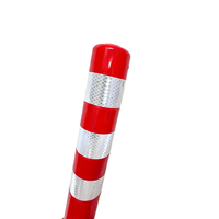 Poteau de signalisation routière flexible de haute qualité 750 mm, poteau de signalisation routière, poteau souple en plastique PU réfléchissant de qualité ingénieur