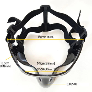 อุปกรณ์ป้องกันใบหน้าและจมูกสำหรับเล่นบาสเก็ตบอลอุปกรณ์ป้องกันใบหน้าป้องกันจมูกหมวกกีฬาบาสเกตบอลหน้ากากป้องกันชกมวย - Product Image 2