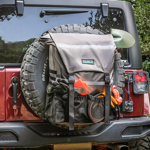 Funda Universal para Llanta de Repuesto, Tela Oxford Resistente, Impermeable, Correas Ajustables para Todoterreno, Camping y Overlanding - Product Image 3