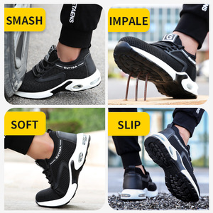 <span class=keywords><strong>Zapatos</strong></span> de protección laboral para hombre, calzado deportivo de alta calidad para estudiantes, <span class=keywords><strong>zapatos</strong></span> de trabajo transpirables seguros a la moda para verano, tallas 36-50 - Product Image 4