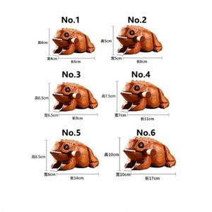 ของเล่นกบดนตรีขายส่ง ของเล่นกบไม้พร้อมไม้ตี - Product Image 2