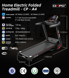 Caminadora Eléctrica de Alta <span class=keywords><strong>Calidad</strong></span> para Fitness y Musculación, Caminadora en Oferta a Bajo <span class=keywords><strong>Precio</strong></span> - Product Image 2
