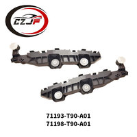 CZJF braket Bumper depan mobil, Aksesori Mobil untuk Honda Pilot 2019 2020 2021 2022 2023 2024 2025 71198-T90-A01 71198-T90-A01