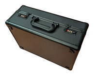 Boîte de rangement pour cartes en aluminium à 3 compartiments avec serrure à double combinaison pour cartes de sport PSA BGS CSG TCG