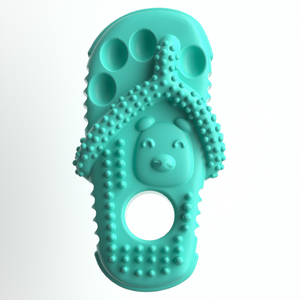 Zapatilla forma TPR mascota masticar juguete Limpieza de dientes perro juguete mascota dientes molienda juguete encías masaje - Product Image 6