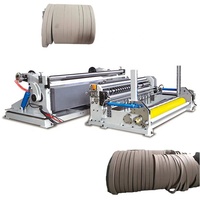 Máquina Cortadora automática de rollos de papel Kraft pequeño, máquina cortadora y rebobinadora automática de rollos de papel