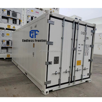 Conteneurs frigorifiques d'occasion Carrier 20ft 40ft, unités frigorifiques en acier inoxydable (-30°C à +30°C) pour chambre froide, à vendre