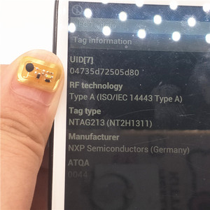 2020 thời trang mới 13.56MHz NFC Nail LED Sticker RFID thông tin liên lạc được xây dựng trong NFC chip cho DIY Đảng cho thấy Nail Art ánh sáng Sticker - Product Image 3