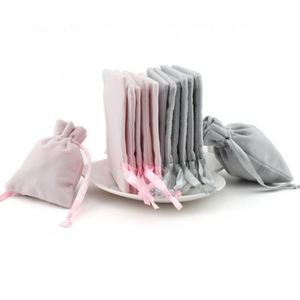 Sac à cordon noir recyclable personnalisé avec logo imprimé, pochette en velours pour bijoux, cadeaux et artisanat – Offre Spéciale - Product Image 2