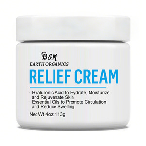 Lavender Magnesium <b>Cream</b> & Non-Greasy Body Lotion Extra Strength for Muscle Relief Leg Cramps, Relaxation and Sweet Sleep - Product Image 5