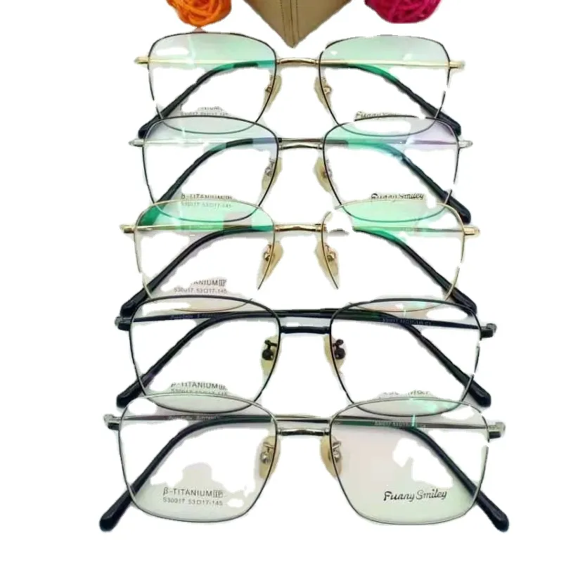 high quality cheap glasses frame assorted ready mixed hight quality stock beta titanium optical eyeglass frames