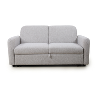 Stoff 2-Sitzer Schlafsofa Ausziehbares Sofa Klappcouch für Wohnzimmer Apartment Kleiner Raum Wohnmöbel