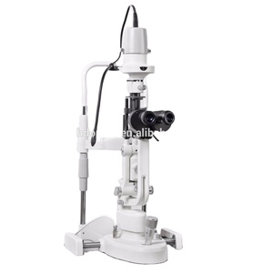 โรงงานผลิตอุปกรณ์ตรวจวัดสายตา กล้องตรวจตาแบบร่องแสง SL-350DC กล้องตรวจตาแบบร่องแสงดิจิตอลระดับมืออาชีพ พร้อมอะแดปเตอร์กล้อง - Product Image 1