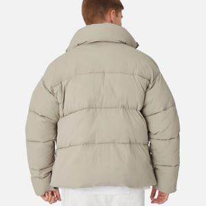 Chaqueta de plumón de nailon 700 de alta calidad, plegable y compactable, con relleno de poliéster aterciopelado, teñida a medida, talla grande, tipo parka. - Product Image 2