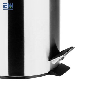 residuos bin Fabricación de exportación <span class=keywords><strong>a</strong></span> Europa pedal de pie presionando tipo salón uso pequeño bote de basura de acero - Product Image 6