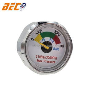 Đồng Hồ Đo Áp Suất Cao <span class=keywords><strong>1</strong></span> Inch, Áp Kế Mini 25Mm M10x1 / BSPP / <span class=keywords><strong>NPT</strong></span> Cho Súng Hơi Pcp - Product Image 3