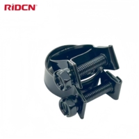 Colliers de serrage miniatures en acier inoxydable noir de haute qualité 6-34 mm
