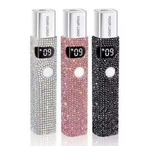 Lampe UV LED portable 3W mini pour ongles, avec diamants scintillants, rechargeable sans fil, séchage rapide, sèche-ongles portable pour usage domestique - Product Image 2