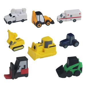 Balle anti-stress populaire en mousse PU personnalisée pour camion de logistique, jouet sensoriel à presser pour soulager l'anxiété, impression de logo, marque unisexe - Product Image 5