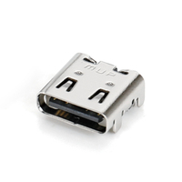 MUP Más Popular Conector de carga móvil de 24 pines Puertos de cargador USB horizontales Puerto de enlace ascendente USB