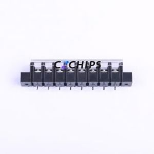 KF38CM-8.25-8P Barrier Terminal Block Through hole Component (THT),P=8.25mm Connector With Cover Plate 8.25mm 1x8P Straight Pin - Product Image 1