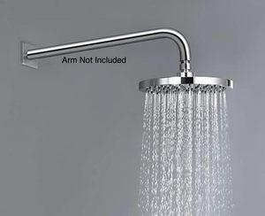 Douche de tête à effet pluie en acier inoxydable, pommeau de douche rond chromé de 200mm avec buses <span class=keywords><strong>anti</strong></span>-<span class=keywords><strong>calcaire</strong></span> - Product Image 6