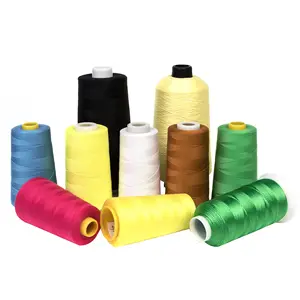 Vente en gros de fil de polyester 60/2 filé Fournisseur de fil de polyester pour machine à coudre