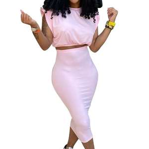 Conjuntos Casuales Midi, Vestidos Cortos para Mujer, Moda de Verano - Product Image 2