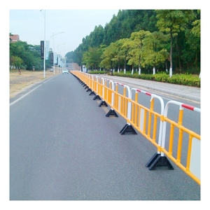 Giá thấp 1500mm 2000mm trang web tạm thời xây dựng hàng rào nhựa màu vàng PVC kiểm soát đám đông hàng rào hàng rào - Product Image 1