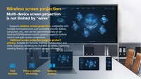 Pizarra Inteligente Multilingüe con Pantalla Táctil de 20 Puntos, 4K, de 65-98 Pulgadas, con Sistema Android y 1 Año de Garantía, Precio de Fábrica