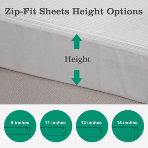 Zip Fit Grounding <strong>Bedding</strong> - Antibacterial <strong>Silver</strong> Fiber, 6-Sided Mattress Wrap, Non-Slip Earthing Sheet - Product Image 6
