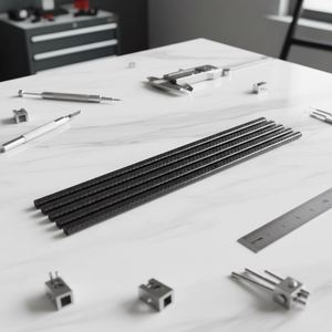 SHENYU Carbon <b>Felt</b> Structural Support Rods for UAV Quadcopter-5mm <b>Thickness</b> Custom Dimensions - Product Image 1