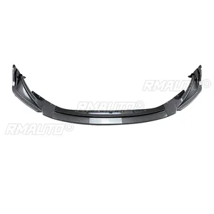 3PCS <b>Car</b> Front Bumper Lip <b>for</b> BMW M3 G80 M4 G82 2021-2023 Splitter <b>Diffuser</b> Body Kits Spoiler Accessories Carbon Fiber Style - Product Image 3
