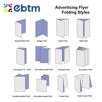 Brochure personnalisée couleur A2 A3 A4 A5 A6, catalogue promotionnel/flyer publicitaire/dépliant imprimé sur mesure pour entreprises