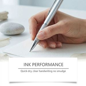Non-Slip Grid Grip Aluminum Click <b>Ballpoint</b> <b>Pen</b>, Metal Retractable <b>Pen</b> Custom Logo for Business Trade Show Promotional Gift - Product Image 4