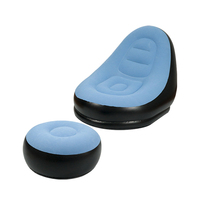 Meilleur Fauteuil Gonflable Portable pour Camping, Canapé Paresseux Épaissi Floqué, Idéal pour l'Extérieur, la Chambre et la Maison, Lit Pliant Confortable pour les Loisirs