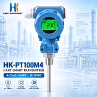 Transmitter Suhu HART Pt100 4-20mA Sensor Cerdas Akurasi Tinggi untuk Kontrol Proses Industri