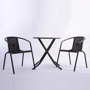 Atacado modern design casual top non-slip pé mesa de jantar mesa de plástico